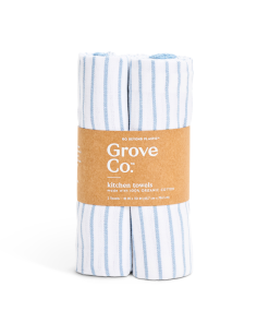 Organic Cotton Striped Kitchen Towels