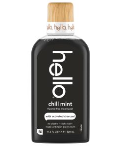 Mouthwash with Activated Charcoal - Alcohol & Fluoride Free