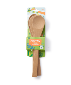 Kids in the Kitchen Set. 3 Bamboo Utensils (3Y+)
