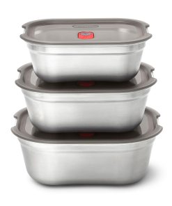 Meal Prep Box Stainless Steel Set. Mixed Set