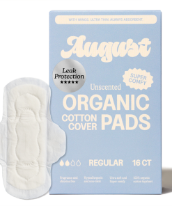 Period Pads with Wings – 100% Organic Cotton. Unscented