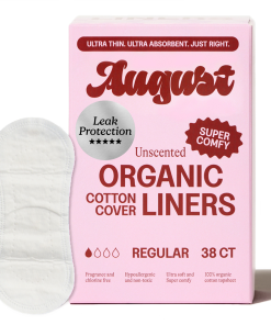 Organic Cotton Panty Liners – Regular