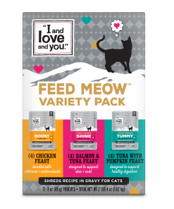 Feed Meow Variety Pack Grain-Free Chunks In Gravy Wet Cat Food
