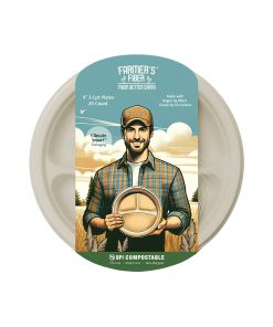 9 3 Comp Farmer's Fiber Collection Round Plate