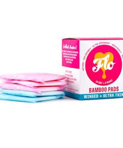 Flo Organic Bamboo Day + Night Combo Period Pads (Winged)