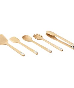5 Piece FSC-Certified Birch Wood Utensil Set