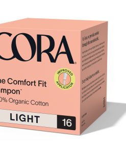 The Comfort Fit Tampon with Applicator – 100% Organic Cotton. BPA-Free Applicator