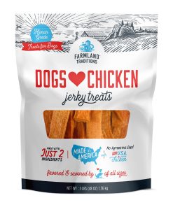 Dogs Love - Chicken Human Grade. No Antibiotics Ever Jerky Treats