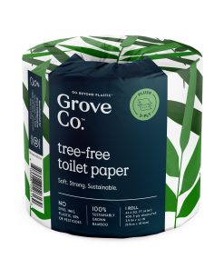 Grove Co. Tree-Free Toilet Paper - 100% Bamboo - Individually Wrapped