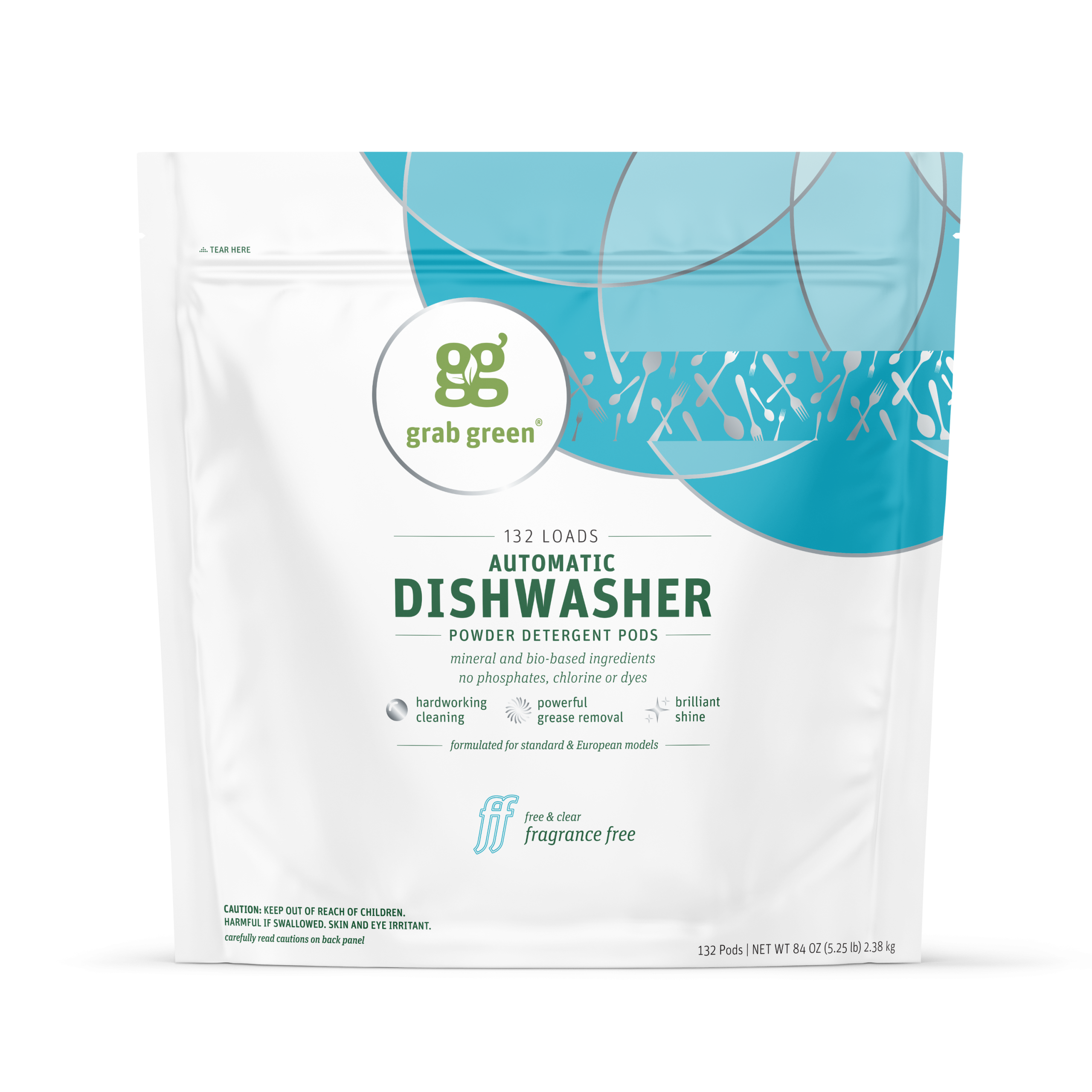 GG_2025_Dishwasher_Pods_132ct_Fragrance_Free_Pouch_GG-59-2791_Render_Front.png