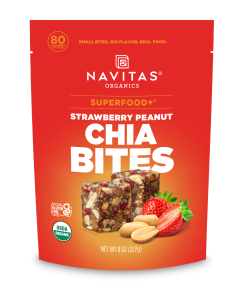 Superfood+ Strawberry Peanut Chia BITES