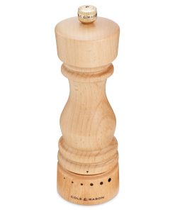 Wood Pepper Grinder with Carbon Steel Grinding Mechanism