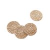 Abaca Coasters. set of 4