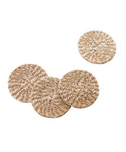 Abaca Coasters. set of 4