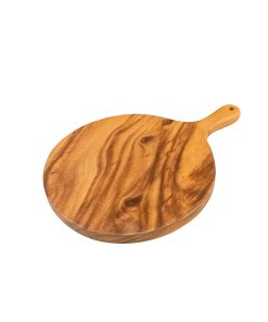 Acacia Cutting Board - Round with handle
