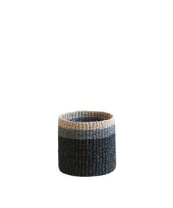 Abaca Cylinder Tabletop Basket