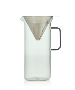 Pour Over Coffee Maker - Stainless Steel & Glass