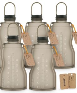Reusable Breast Milk Storage Bags. 100% Food-Grade Silicone and Freezer-safe