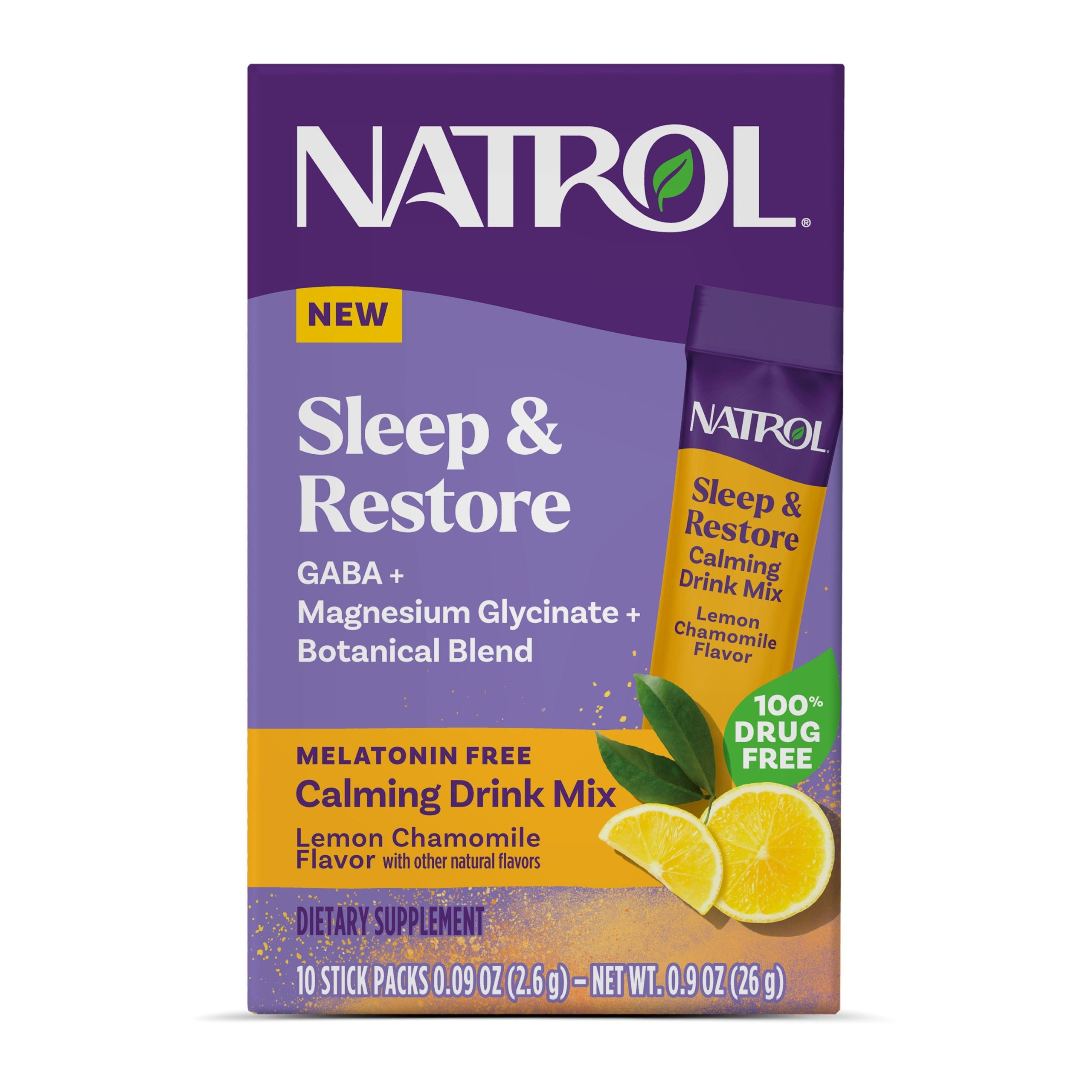 NATROL_8356_SleepRestore_Powder_10ctCrtn_LemonChamomile_Front.jpg