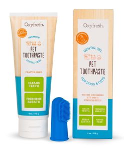 Pet Dental Gel + Fingerbrush Kit