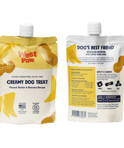 Peanut Butter Banana Creamy Dog Treat