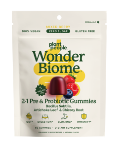 WonderBiome 2-1 Pre & Probiotic Gummies