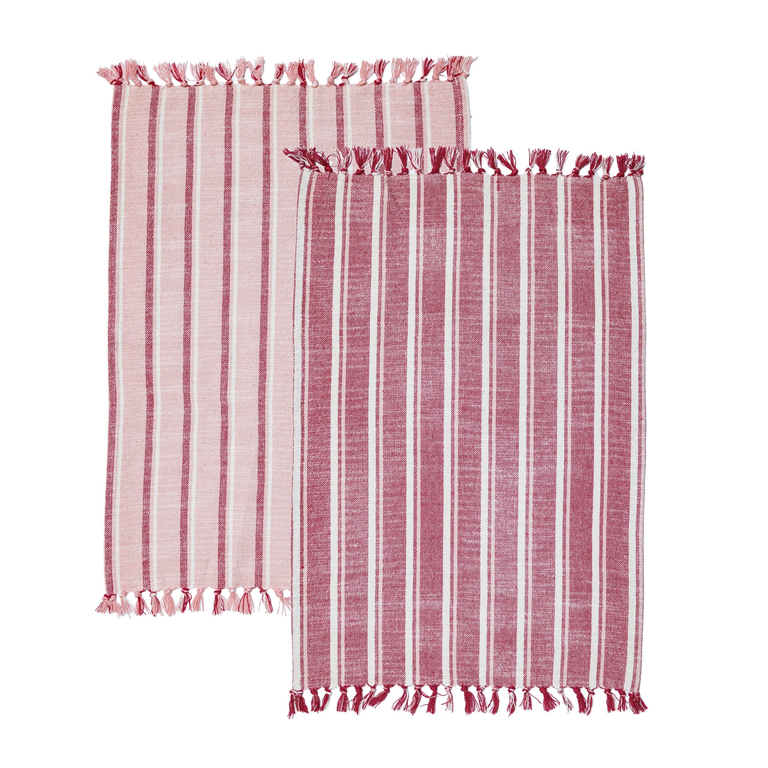 SupraEndura_StripedOrganicCottonKitchentowelSet-Pink_Burgundy_front_2.jpg