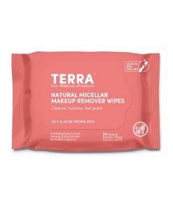 Hydrating and Cleansing Micellar Makeup Remover Wipes - Oily and Acne Prone Skin