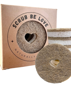 Round Heart Dish Sponge Pack