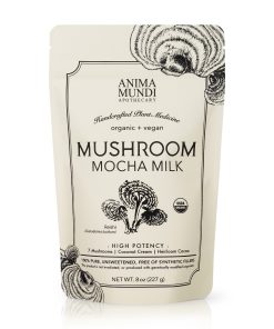 MUSHROOM MOCHA MILK. Longevity Milk