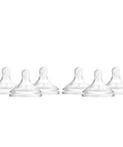 Level 2 Flow Silicone Wide-Neck Nipples