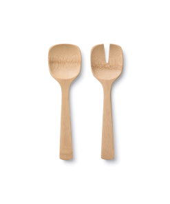 Short Bamboo Salad Servers