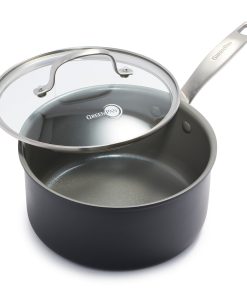 Chatham Nonstick. Ceramic Sauce Pan with Lid. 3 qt