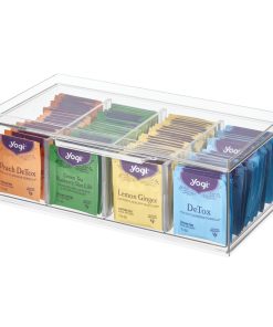 Stackable Tea Organizer made with Recycled Plastic