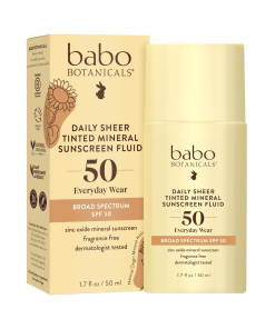 SPF 50 Daily Sheer Fluid Tinted Mineral Sunscreen