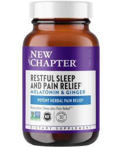Restful Sleep and Pain Relief. Melatonin & Ginger Sleep Supplement
