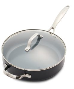 Valencia Pro Nonstick. Ceramic Sauté Pan with Lid. 4.5 Qt