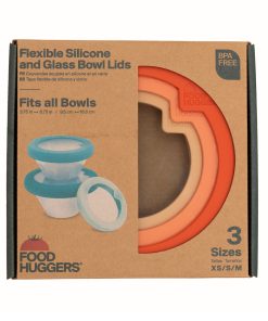 Flexible Silicone and Glass Bowl Lids