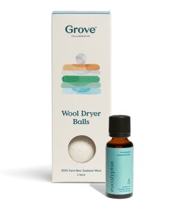 Wool Dryer Balls + Eucalyptus Essential Oil