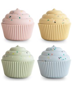 Mix & Match Cupcake Toy – Silicone. Sensory play