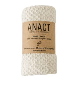 Hemp and Organic Cotton Wash Cloth. 12 x 12