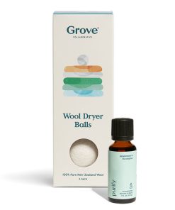 Wool Dryer Balls + Purify Essential Oil Blend
