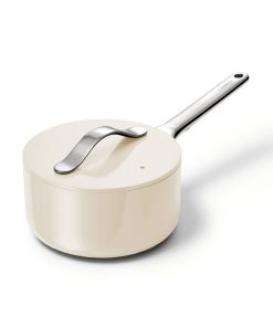 Ceramic Sauce Pan with Lid. 1.75 qt