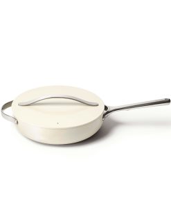 Nonstick Ceramic Sauté Pan with Lid. 4.5 qt