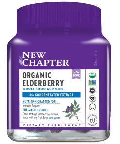 Elderberry Gummies. Organic Whole-Food Gummies for Immune Support