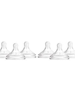 Level 3 Flow Silicone Wide-Neck Nipples